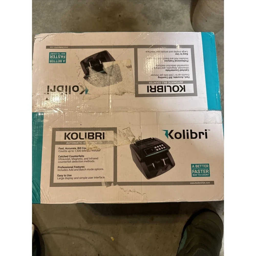 Kolibri Automatic Bill Counter with UV Detection Excellent Condition!